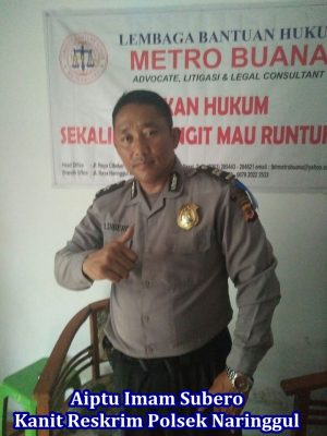 Kanit Reskrim Yang Bermasyarakat