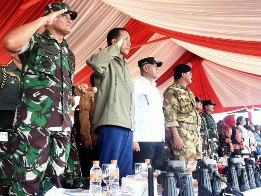 Presiden Hadiri Latihan PPRC TNI