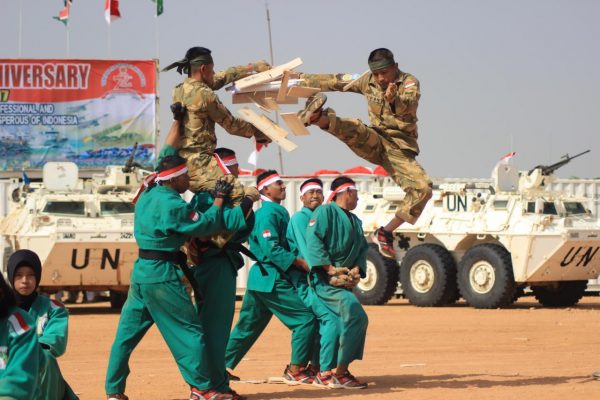 Satgas Indobatt Peringati HUT TNI di Darfur-Sudan